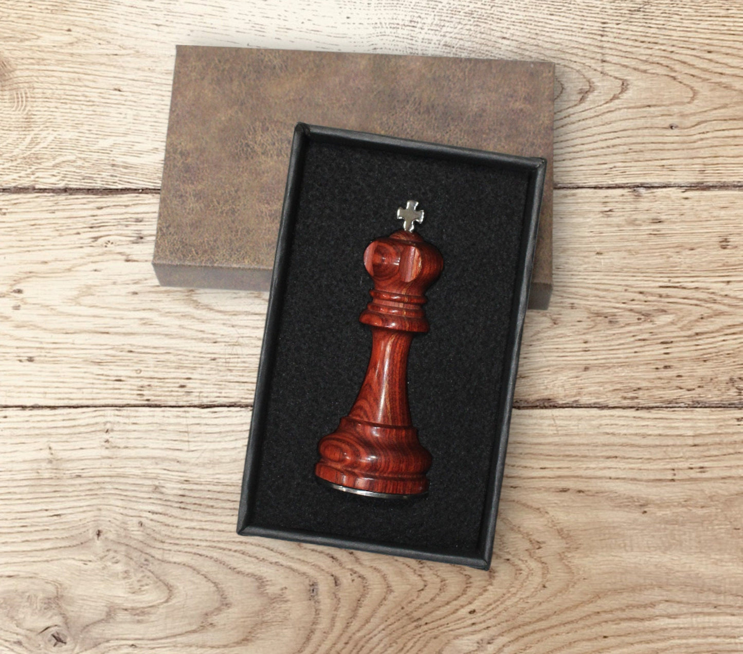 King Chess Piece Keepsake – Handcrafted in the USA
